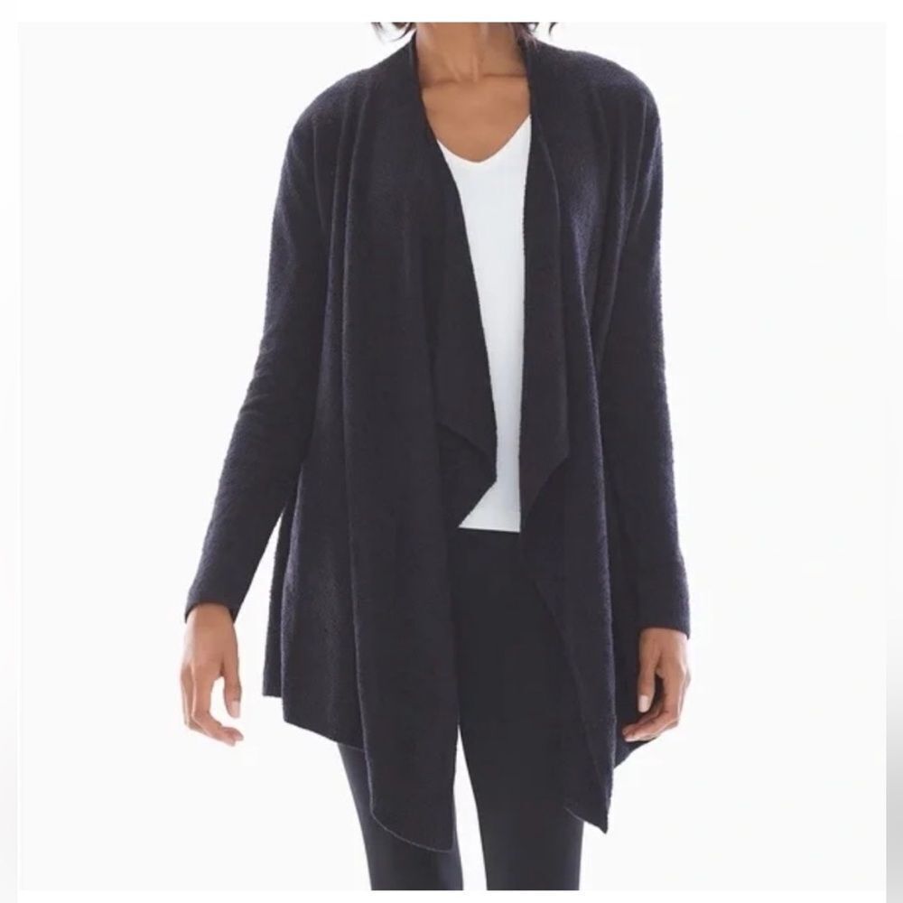 Barefoot Dreams Black Bamboo Chic Lite Calypso Wrap - L/XL - Picture 2 of 6